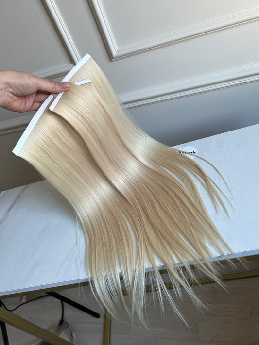 Słowiańskie włosy naturalne doczepiane biotaśmy 93 g 52 cm