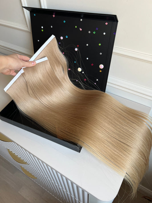 Włosy doczepiane naturalne słowiańskie 146 g 70 cm bio taśmy