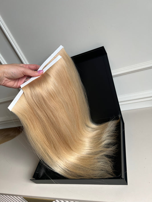 Włosy doczepiane słowiańskie 51 cm 81 g bio taśmy