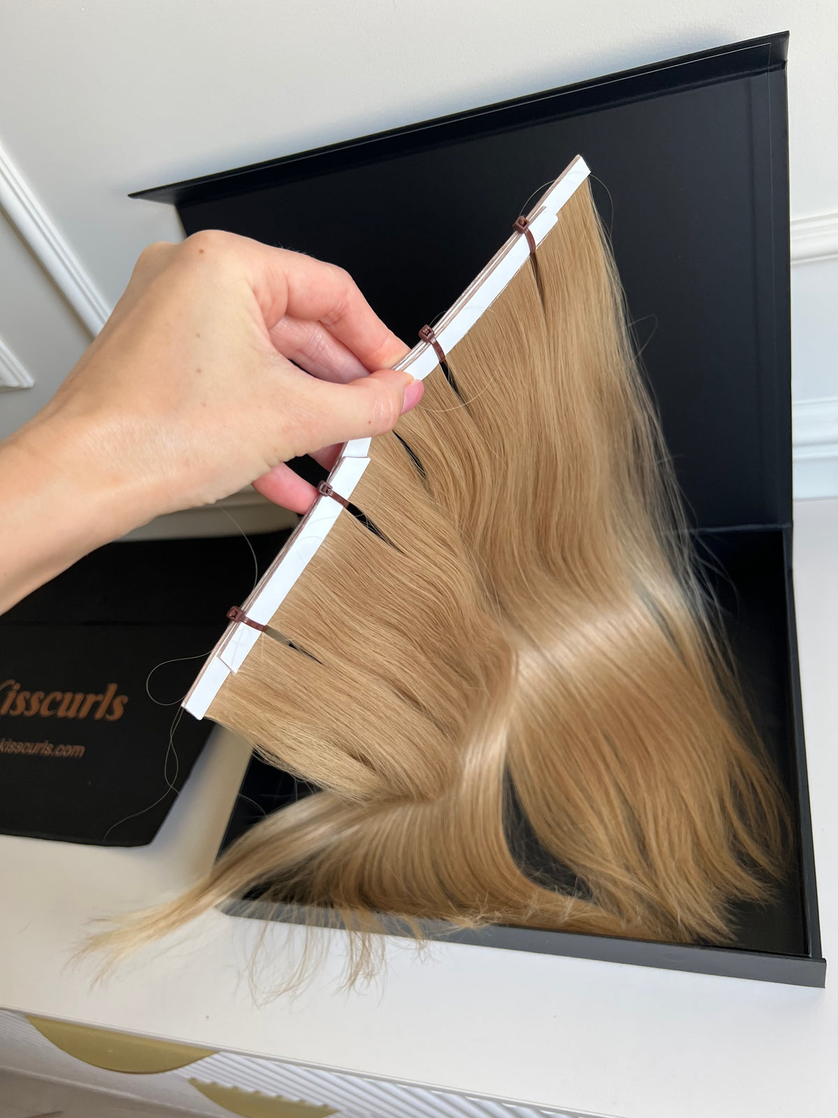 Włosy słowiańskie doczepiane 88 g 49 cm Bio taśmy