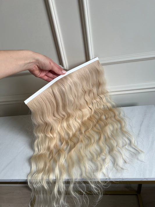 Włosy naturalne doczepiane falowane 1 biotaśma 50см 54g