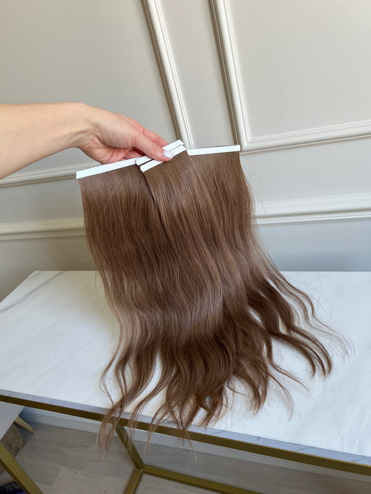 Włosy naturalne Bio taśmy słowiańskie falowane 66g 45cm