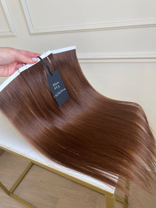 Włosy doczepiane biotaśmy color#6 70g 50cm