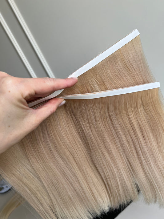 Włosy doczepiane słowiańskie Bio taśmy 25cm 63g