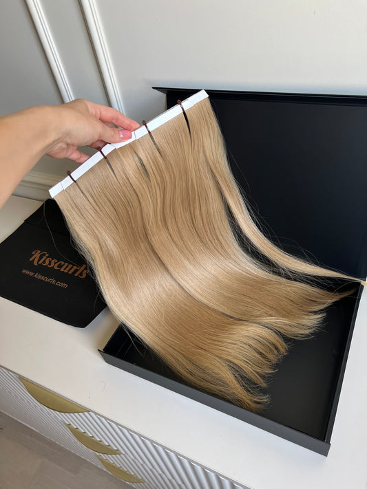 Włosy słowiańskie doczepiane 88 g 49 cm Bio taśmy