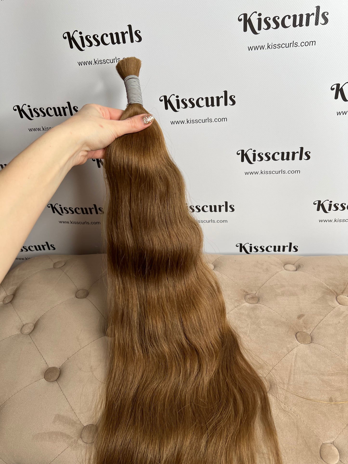 Włosy naturalne słowiańskie 132g 73cm Cięty z jednej głowy