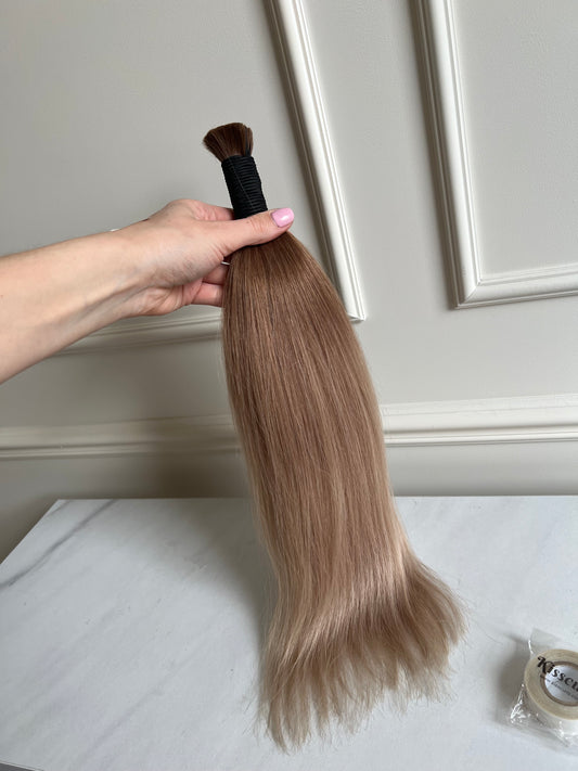 Włosy naturalne do przedłużania słowiańskie 45 cm 101 g