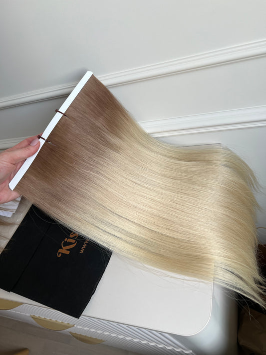 Włosy naturalne słowiańskie jedną głowę 108 g 54cm - biotaśmy