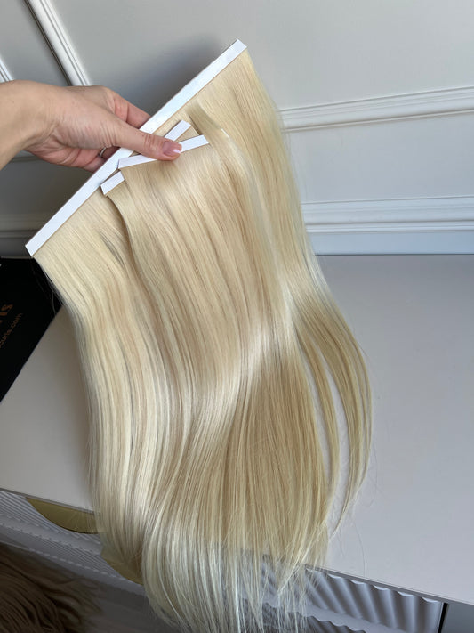 Włosy doczepiane naturalne słowiańskie 102g 56cm Biotaśmy