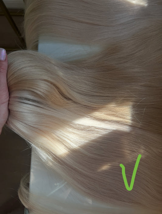 Włosy doczepiane jasny Blond 90 g 50 cm Bio taśmy