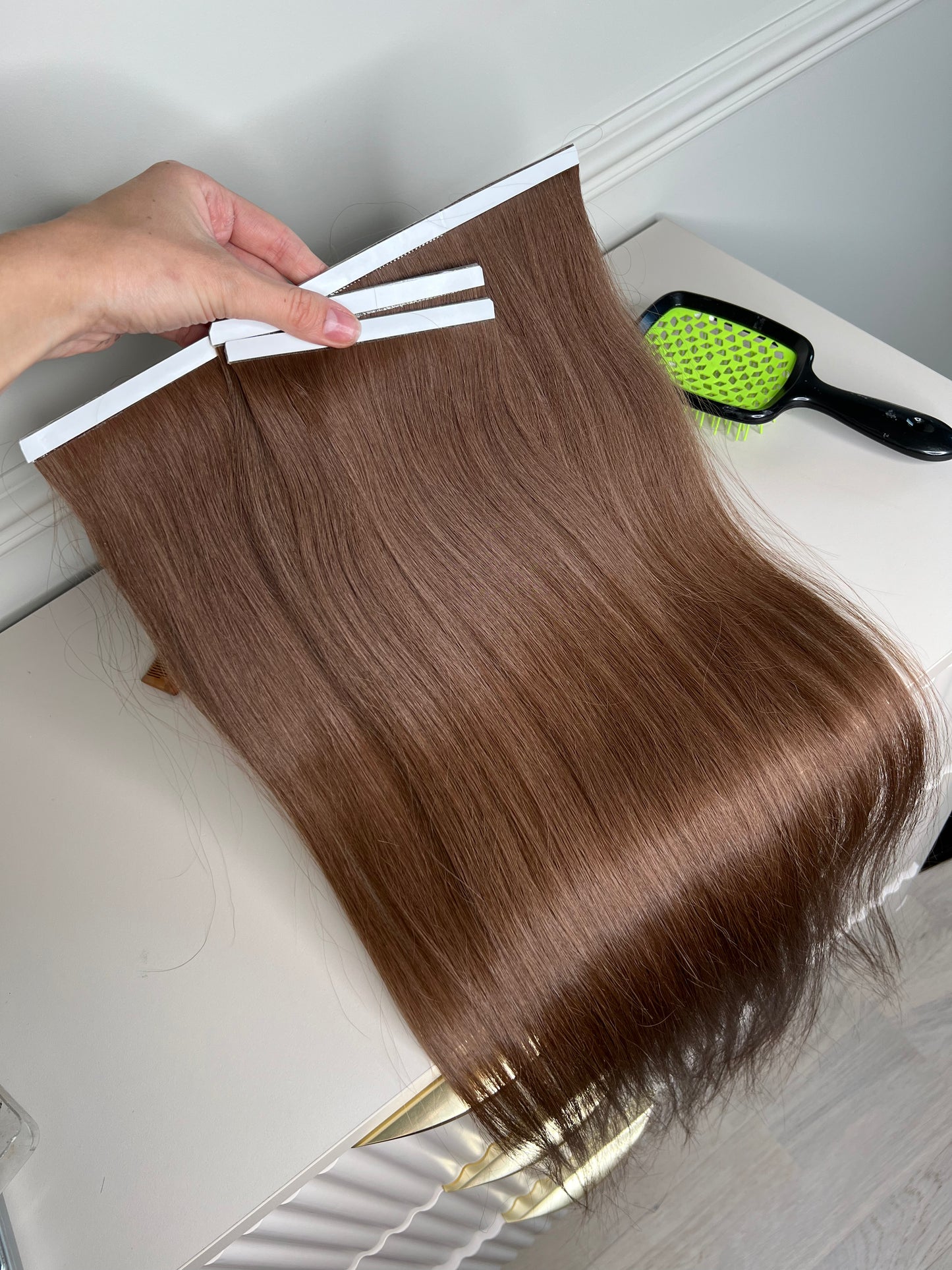 Włosy naturalne doczepiane Zestaw do samodzielnego założenia 3szt 94g 63cm