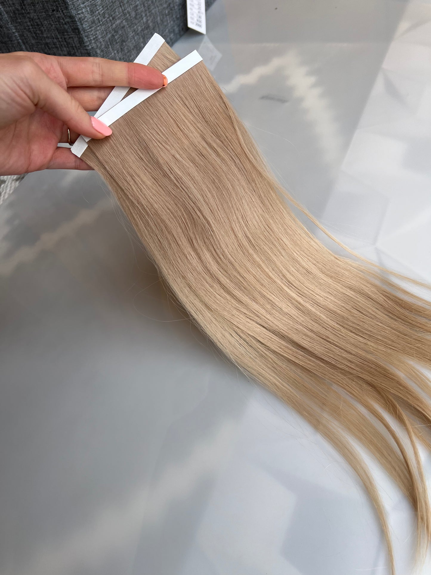 Szampański Blond Biotaśmy zestaw 85g 43cm