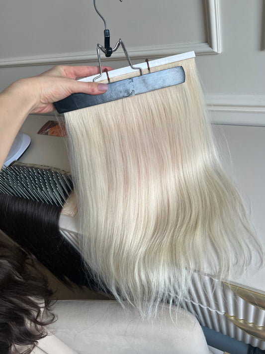 Włosy doczepiane jasny Blond 90 g 50 cm Bio taśmy