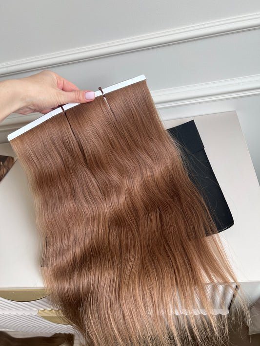 Włosy Słowiańskie na taśmy zestaw 45cm 87g metoda BIO TAPE