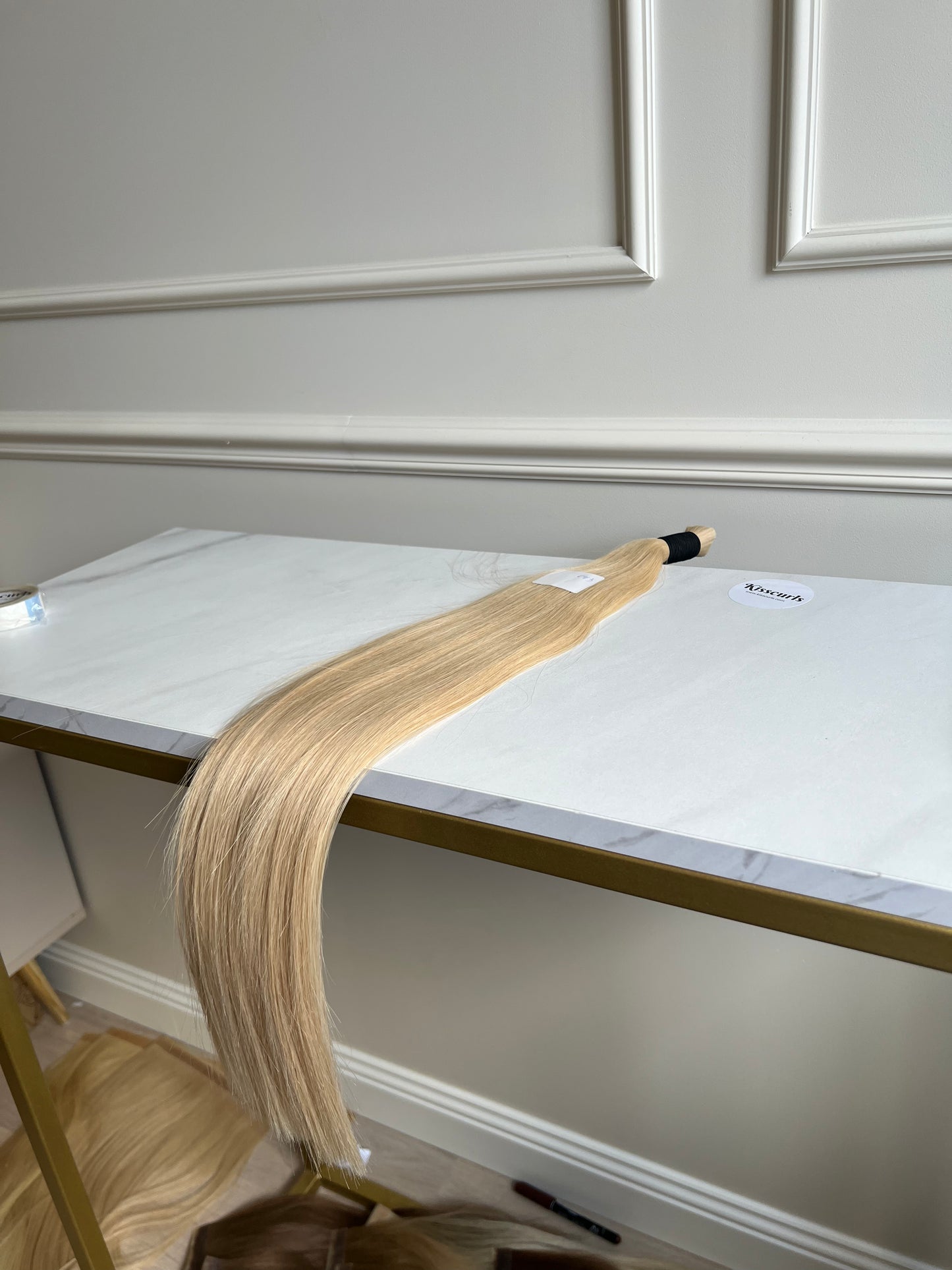 Włosy Włosy słowiańskie naturalne 58cm 108g