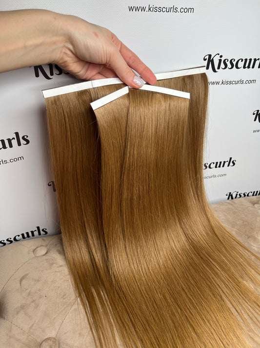 Doczepiane włosy Włosy na taśmie szerokiej Naturalne - 90g 45cm