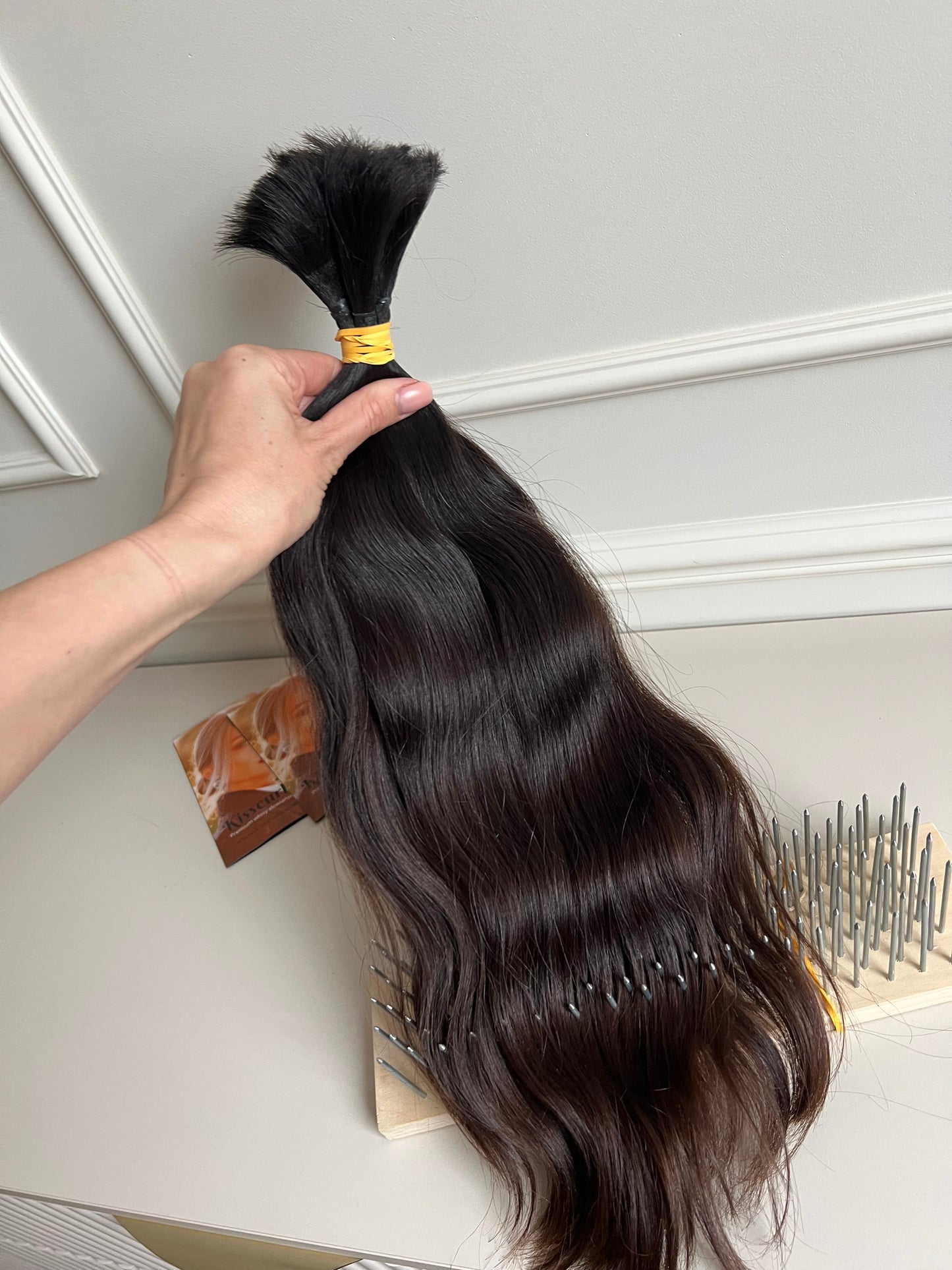 Włosy naturalne dziewicze nie farbowane 120g 50cm