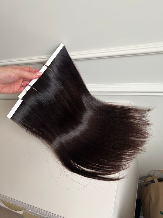 Włosy naturalne doczepiane  słowiańskie 81g 43 cm- bio taśmy