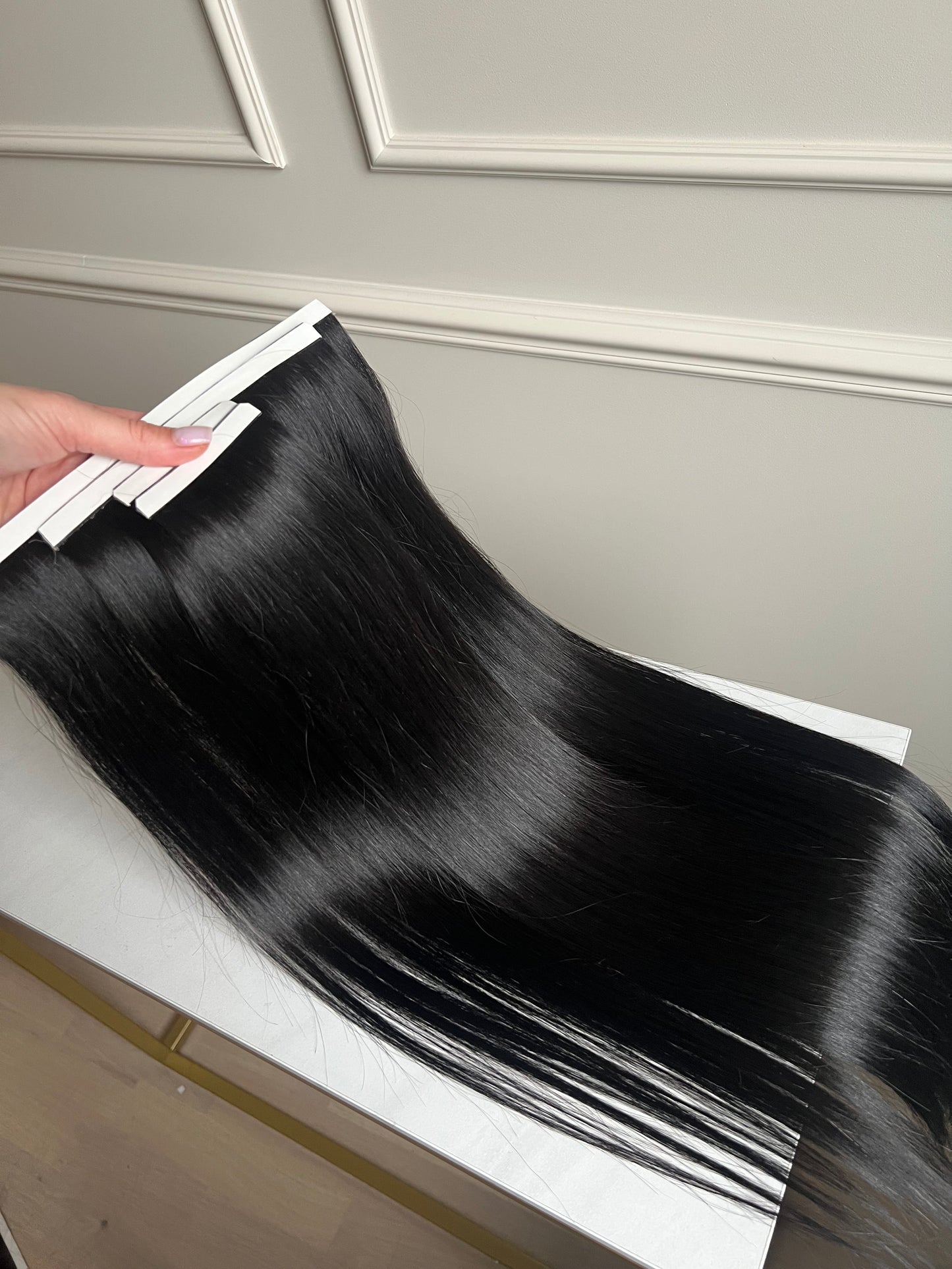 Naturalne słowiańskie włosy doczepiane 96 g 60 cm