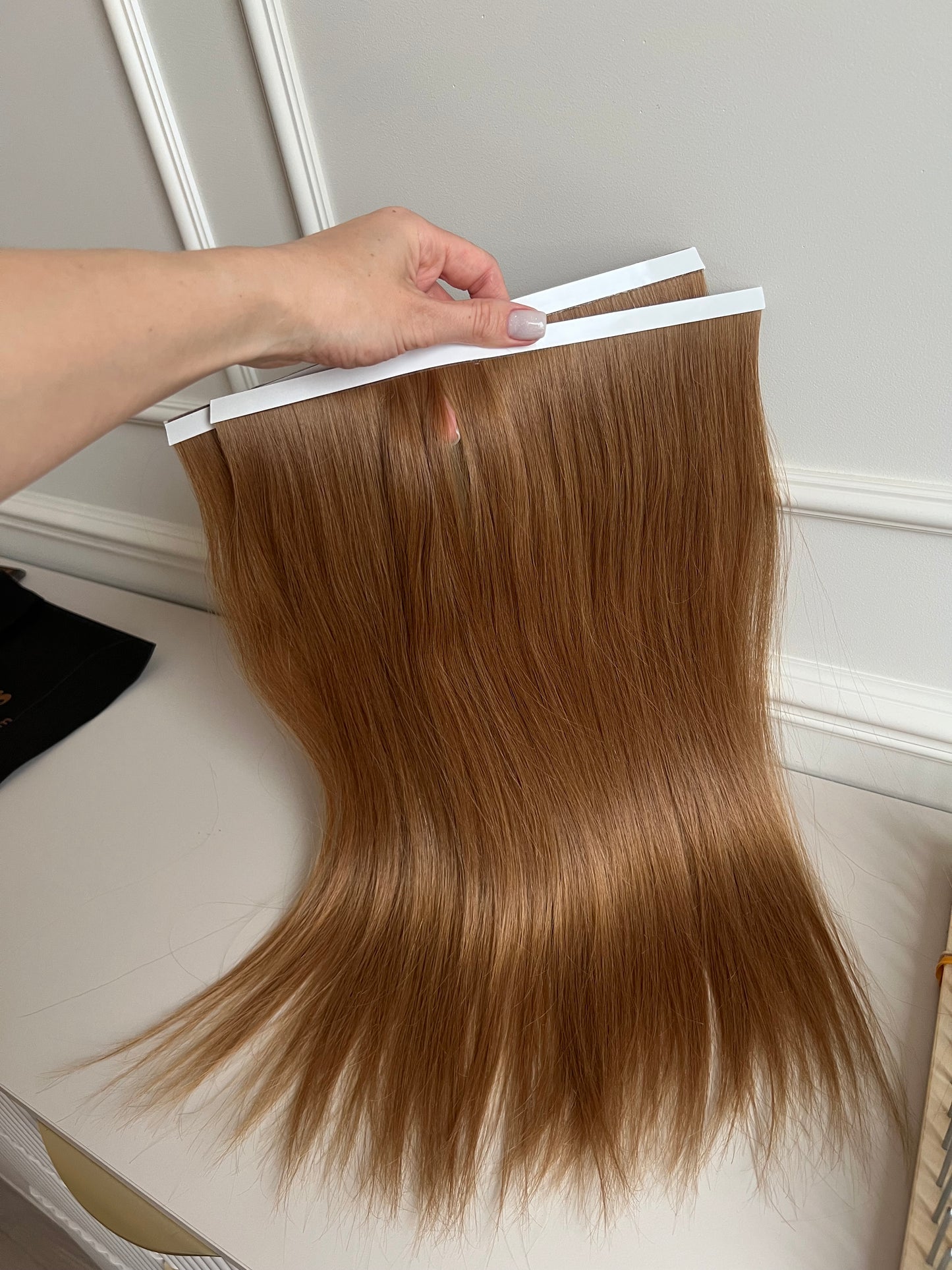 Włosy doczepiane naturalne słowiańskie 95 g 47 cm Bio taśmy