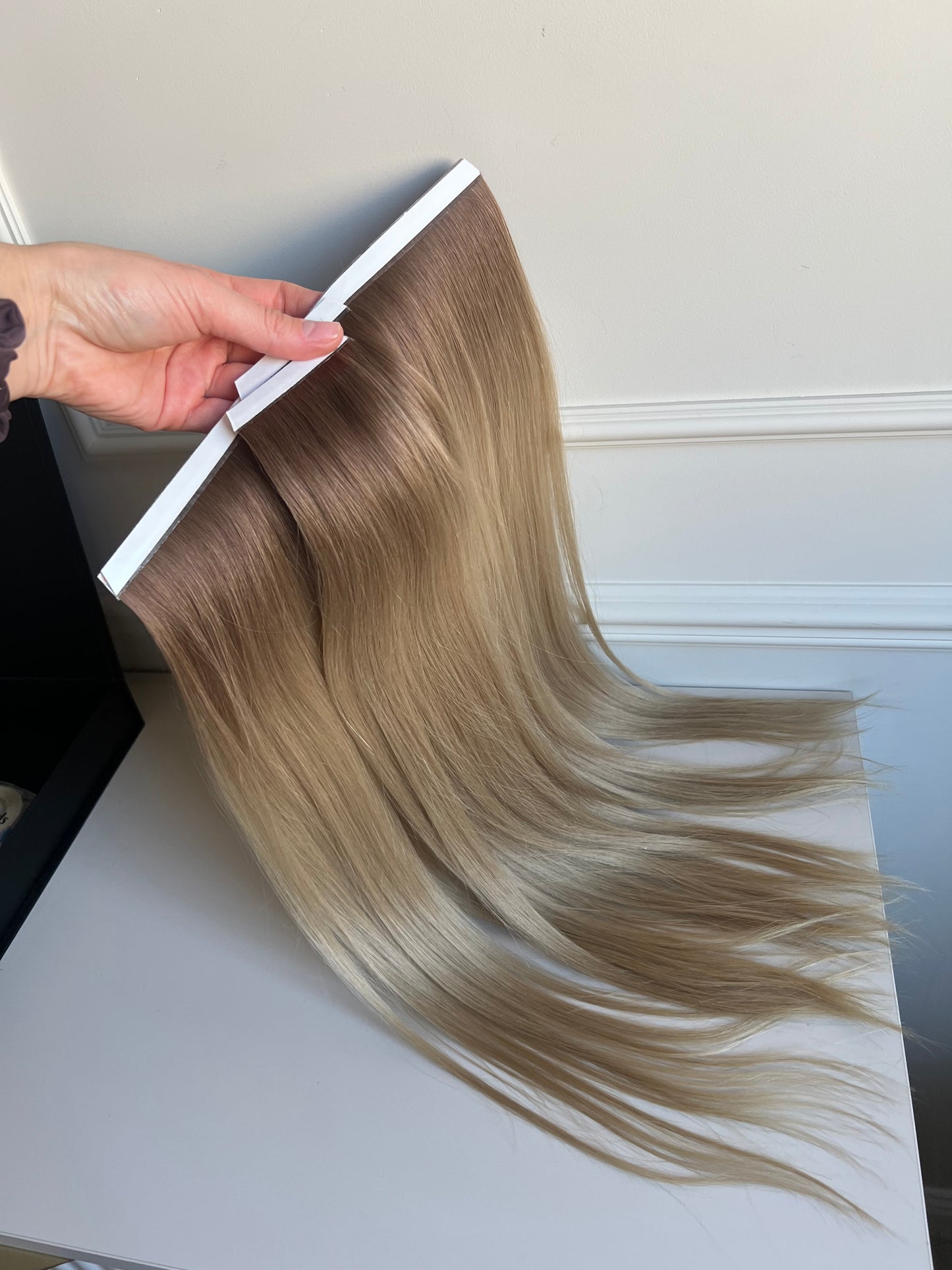 Włosy doczepiane naturalne słowiańskie Bio taśmy 50cm 83g