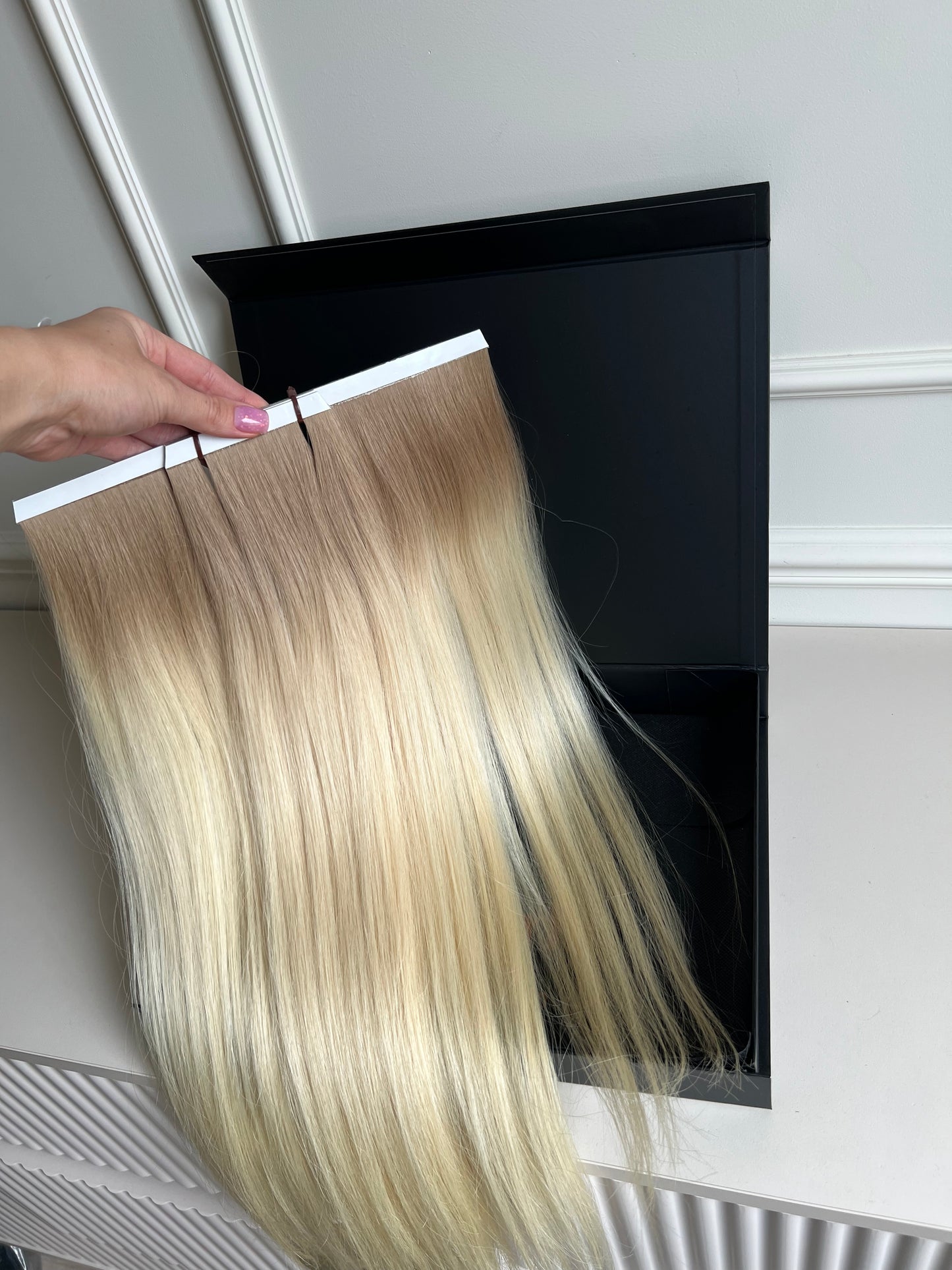 Włosy doczepiane słowiańskie Bio taśmy 55cm 100g