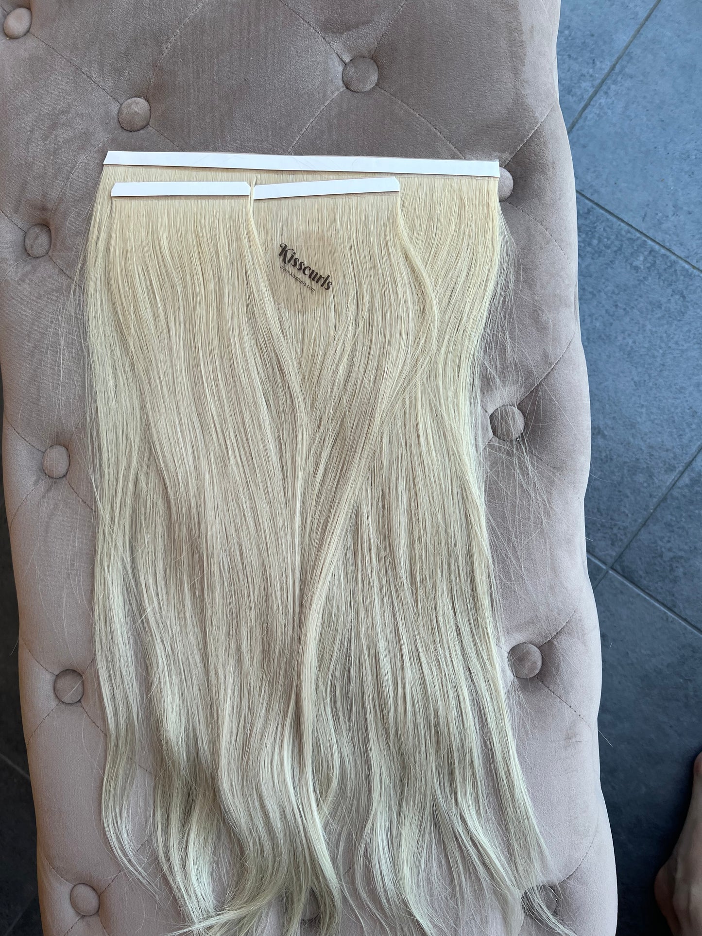 Bio taśma jasny Blond zestaw 97g 51cm włosy Słowiańskie