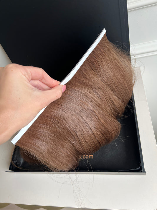Włosy doczepiane słowiańskie 63 cm 76 g Bio taśma