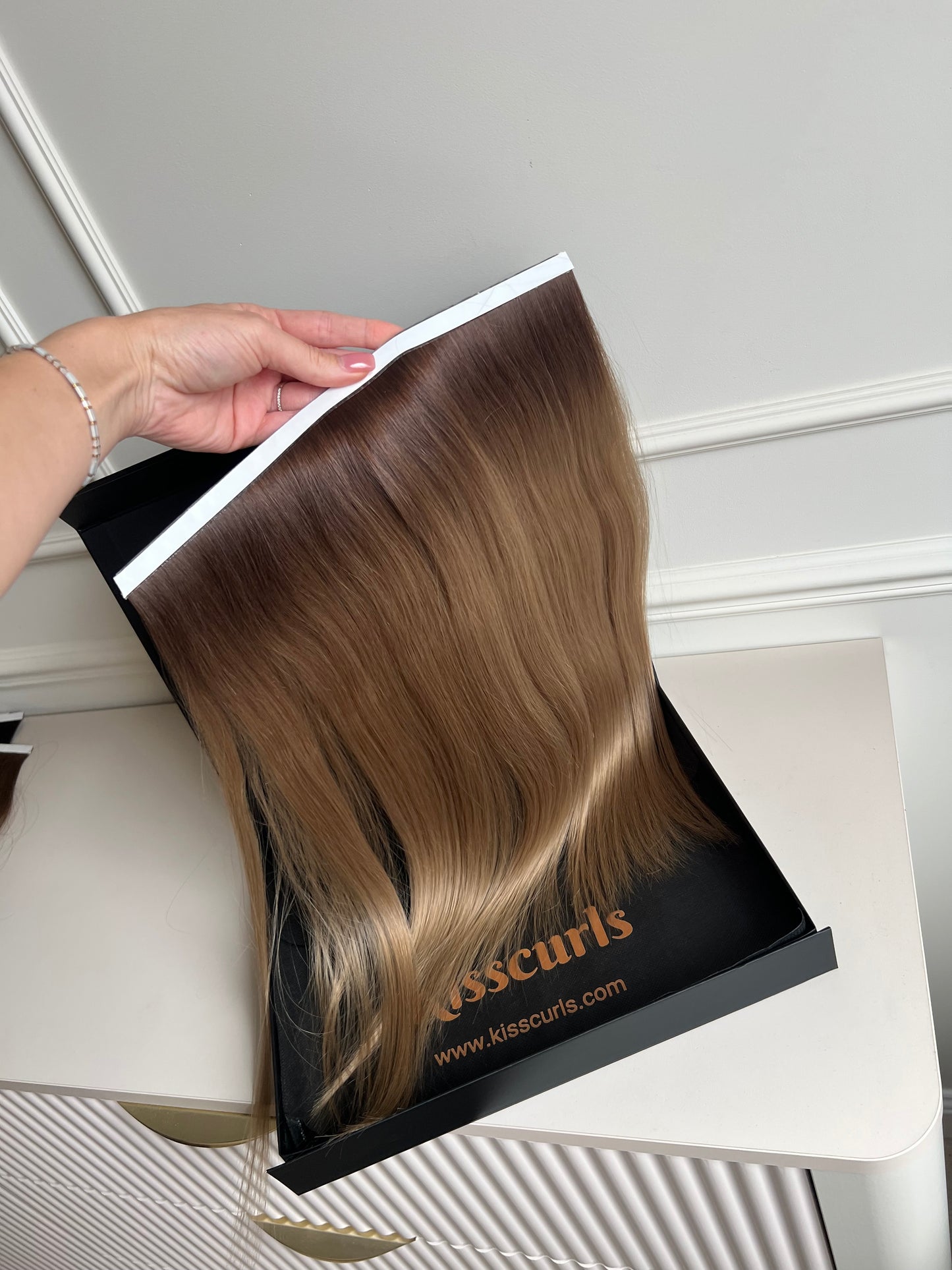 Włosy doczepiane słowiańskie 47 cm 70 g bio taśma