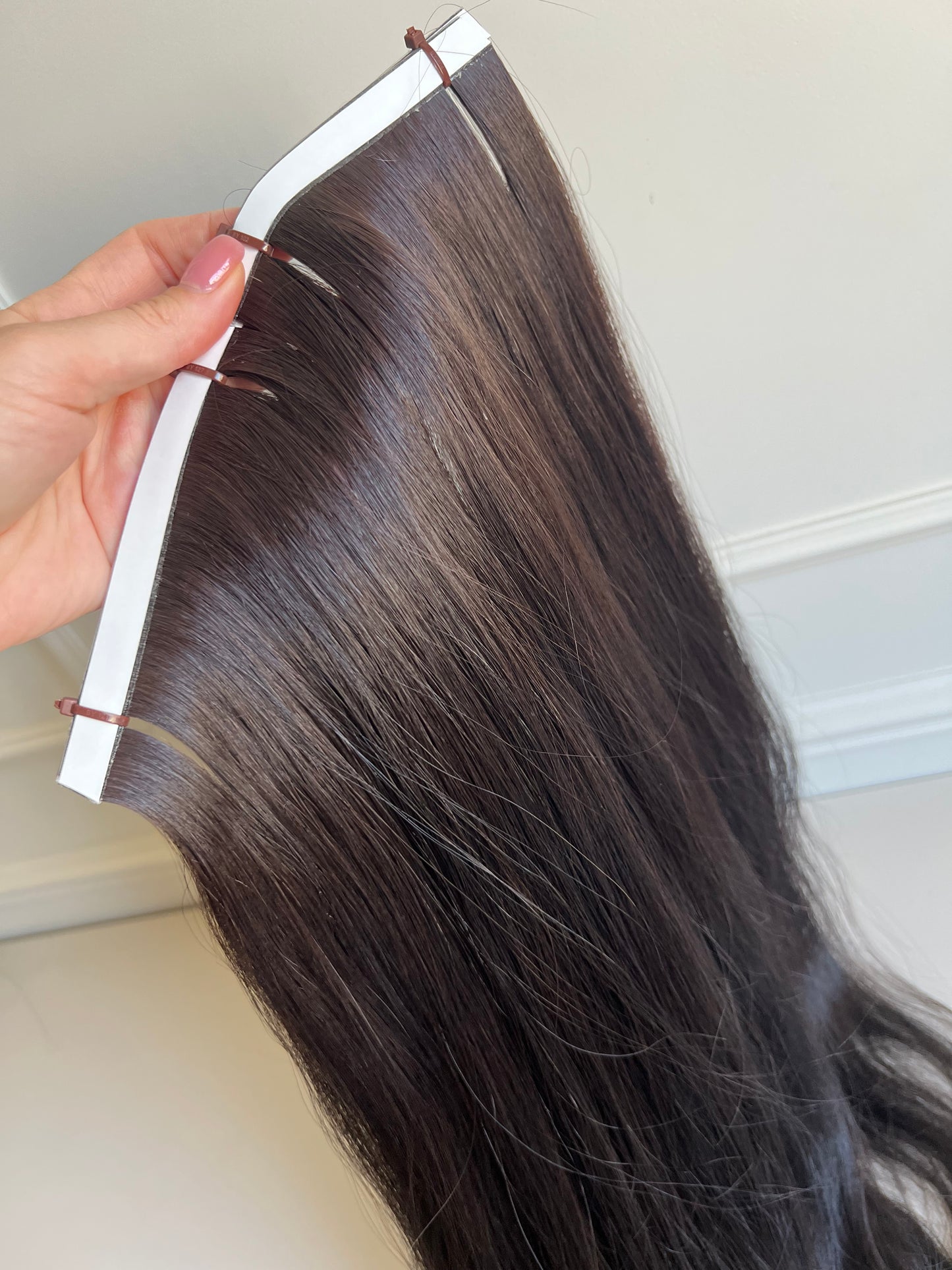 Włosy słowiańskie doczepiane 66 cm 145 g biotaśmy
