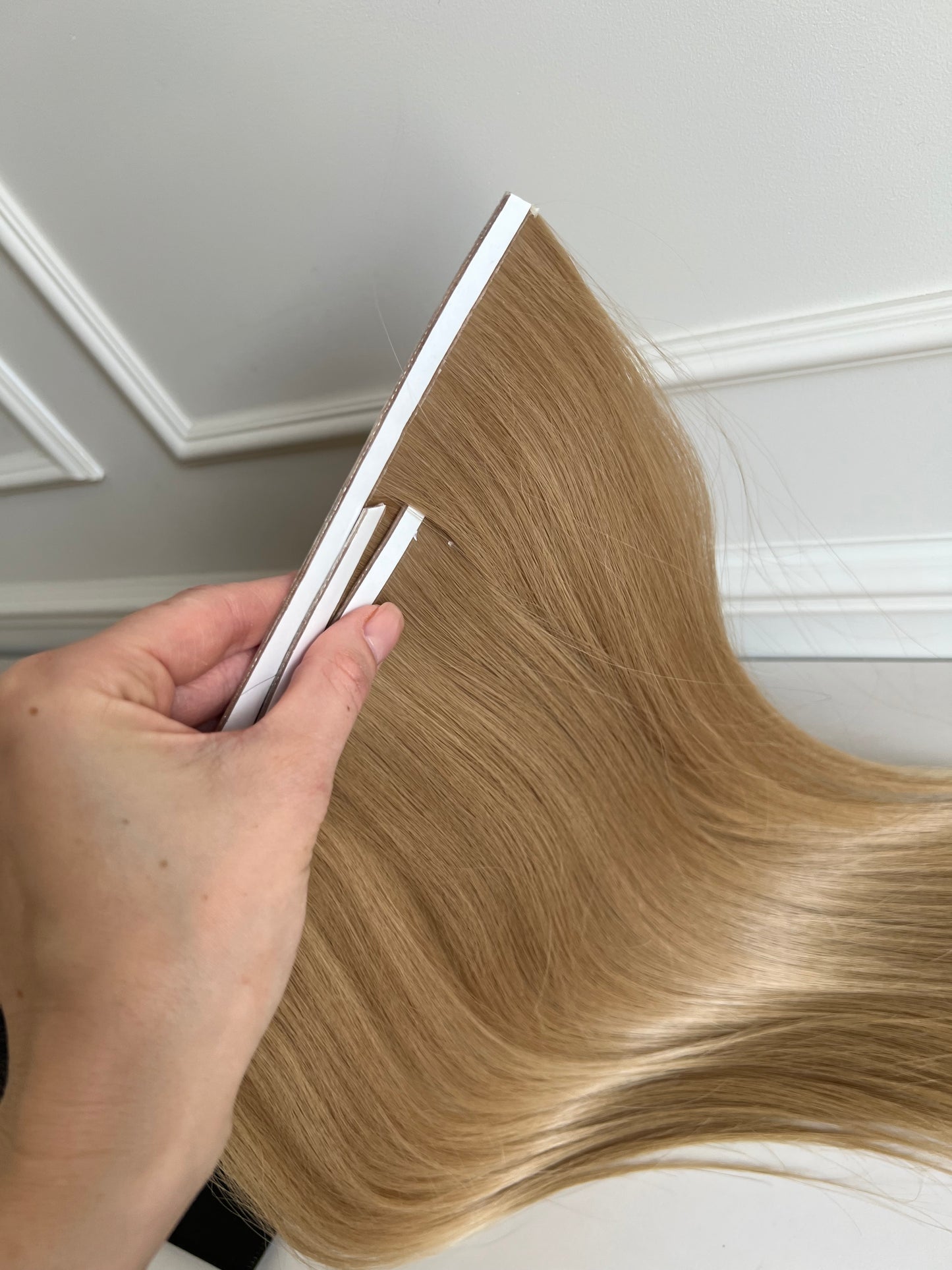 Włosy doczepiane naturalne słowiańskie 47 cm 86 g Bio taśmy