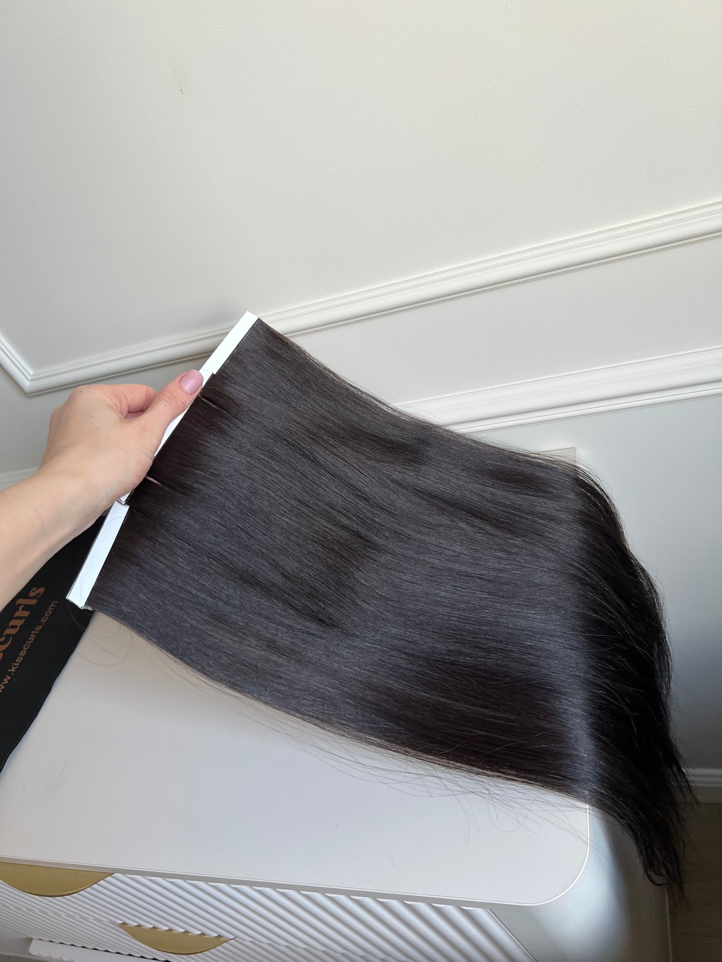 Włosy naturalne doczepiane słowiańskie bio taśmy 98 g 60cm