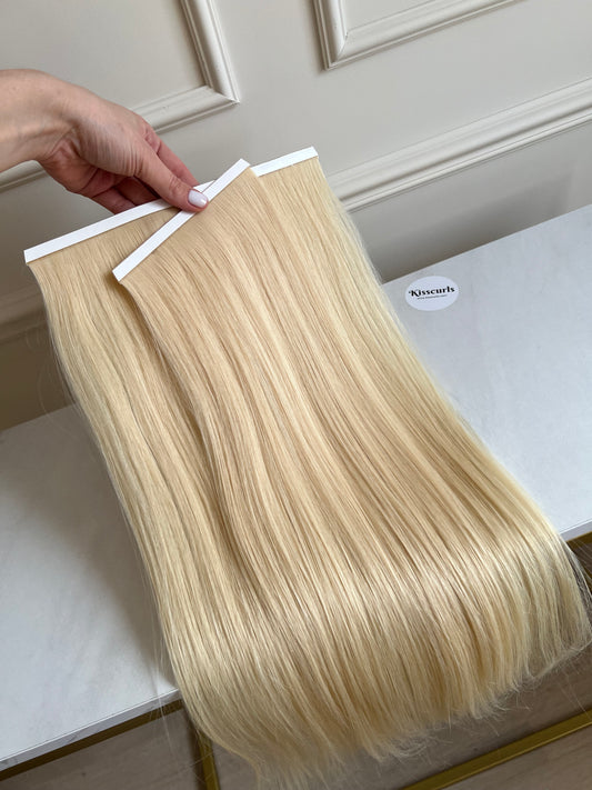 Włosy naturalne słowiańskie biotaśmy 63cm 95g