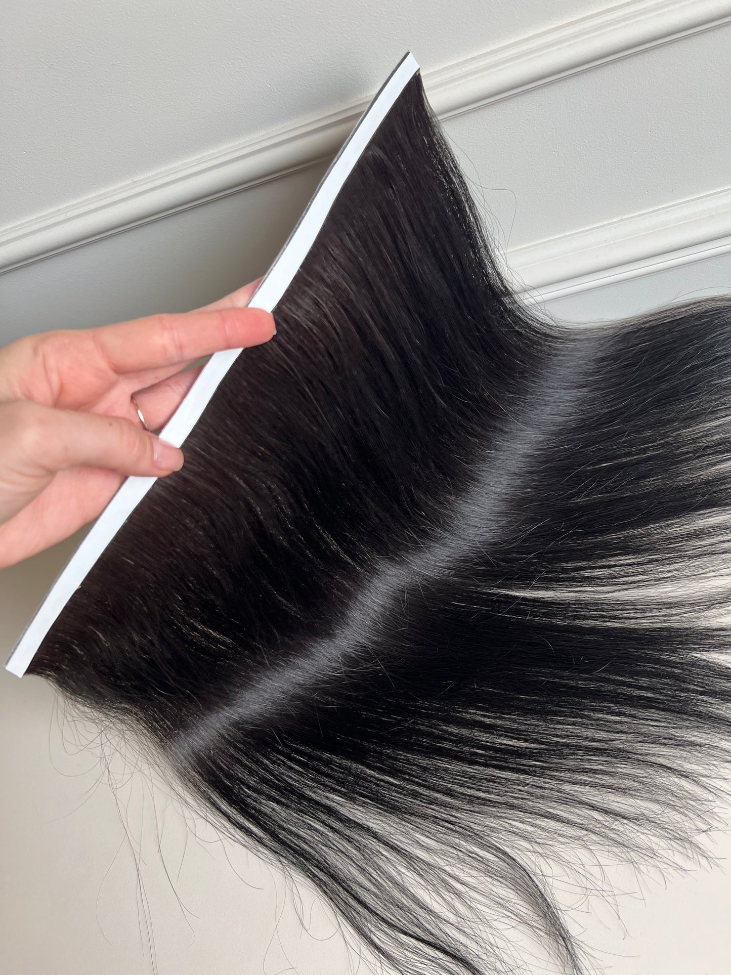 Włosy doczepiane słowiańskie bio taśma 44 cm 47 g