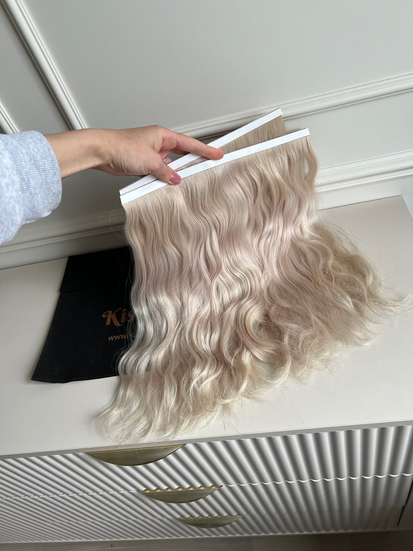 Włosy doczepiane słowiańskie 40 cm 104 g