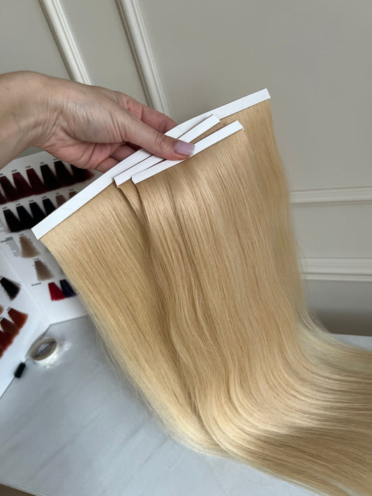 Włosy doczepiane naturalne słowiańskie 57 cm 100 g