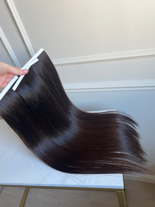 Włosy naturalne doczepiane 58cm 94g 3 biotaśmy