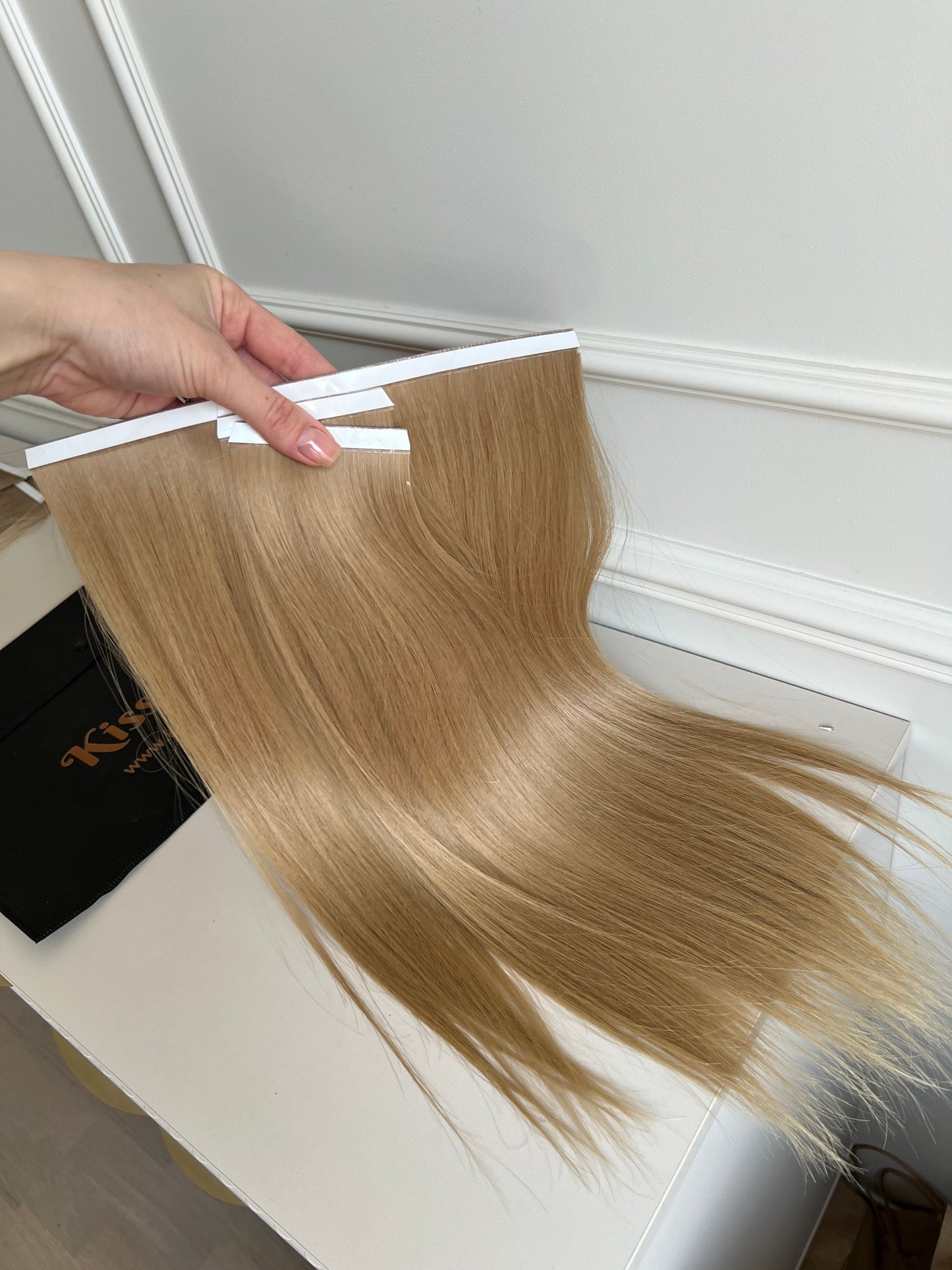 Włosy doczepiane naturalne słowiańskie 47 cm 86 g Bio taśmy