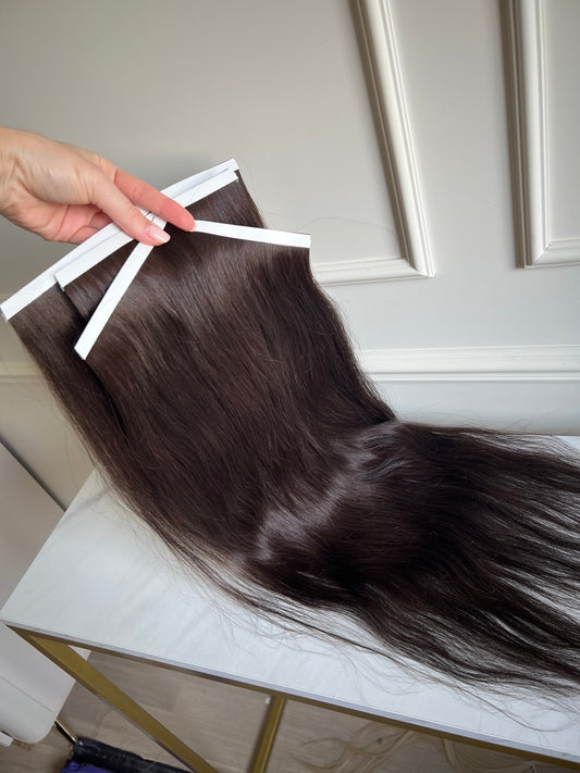 Włosy Naturalne doczepiane słowiańskie lekko falowane 127 g 66 cm