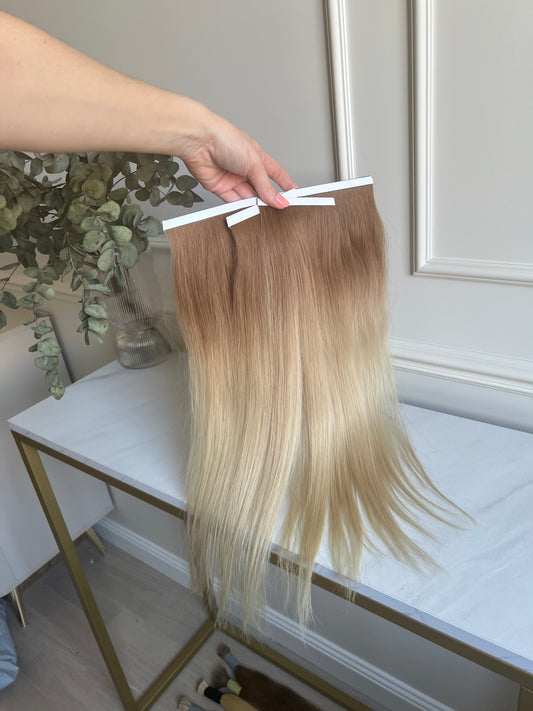 Włosy Naturalne doczepiane ombre Blond 50cm 81g