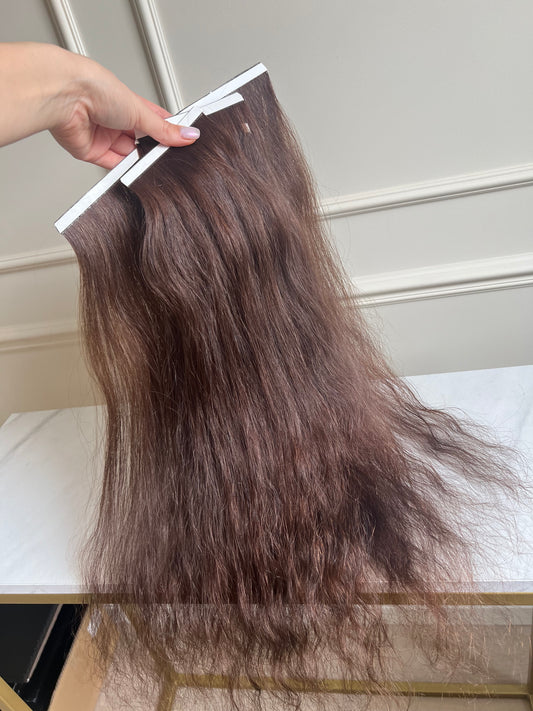 Włosy falowane 91g 60cm bio taśmy