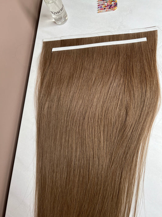 Włosy naturalne słowiańskie dla przedłużania na biotaśmie 86g 60cm