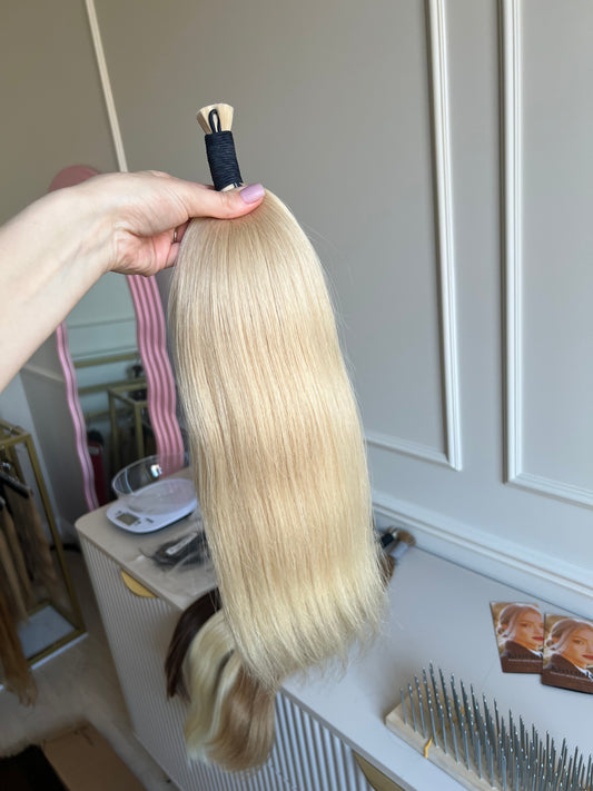 Włosy słowiańskie naturalne
 - Jeden dawca 49cm 84g