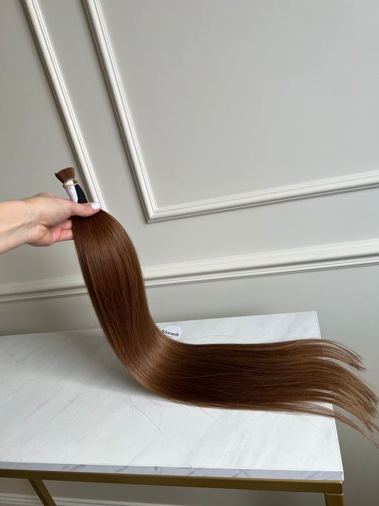 Włosy słowiańskie naturalne w kitce do przedłużania 67cm 116g