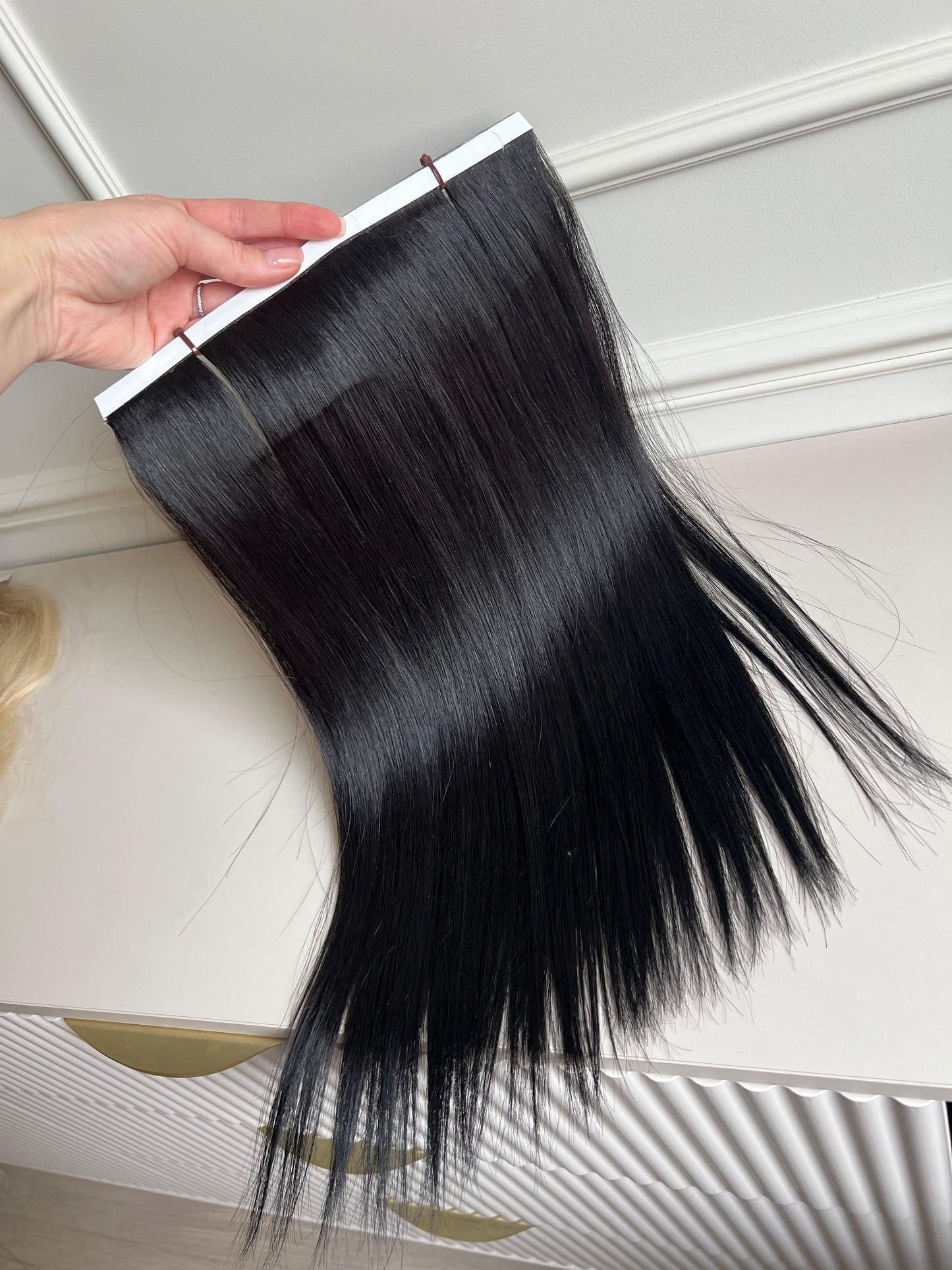 Włosy doczepiane słowiańskie Bio taśmy 47 cm 80 g