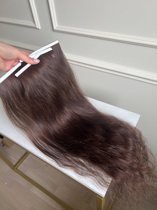 Włosy falowane 91g 60cm bio taśmy