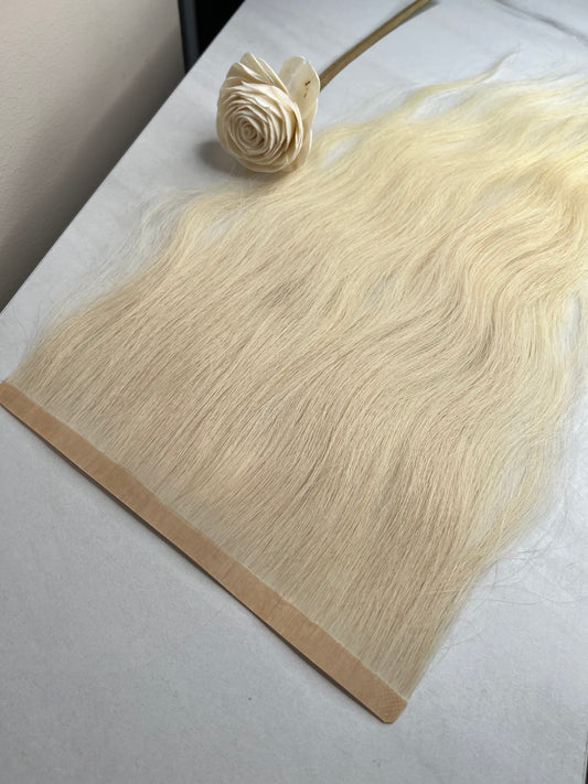Tape weft hair extensions Natural hair Bio Tape On  27g  45cm