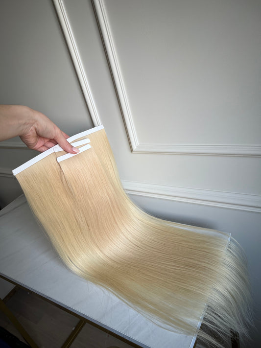 Włosy Naturalne słowiańskie 60 cm 91 g Bio taśmy