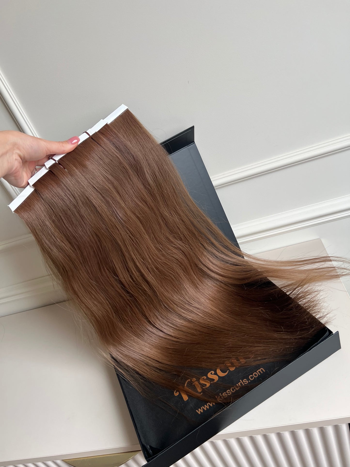 Włosy doczepiane słowiańskie 155 g 63 cm Bio taśmy