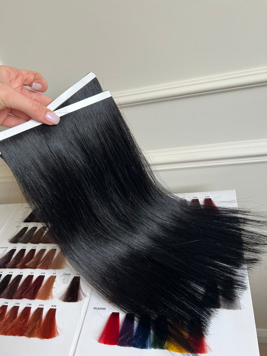 Bio Long Tape Wefts Slavic Hair on 2 Tapes 47g 40cm